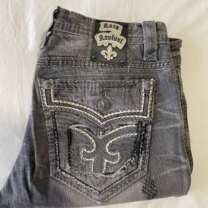 ROCK REVIVAL jeans Grey 34